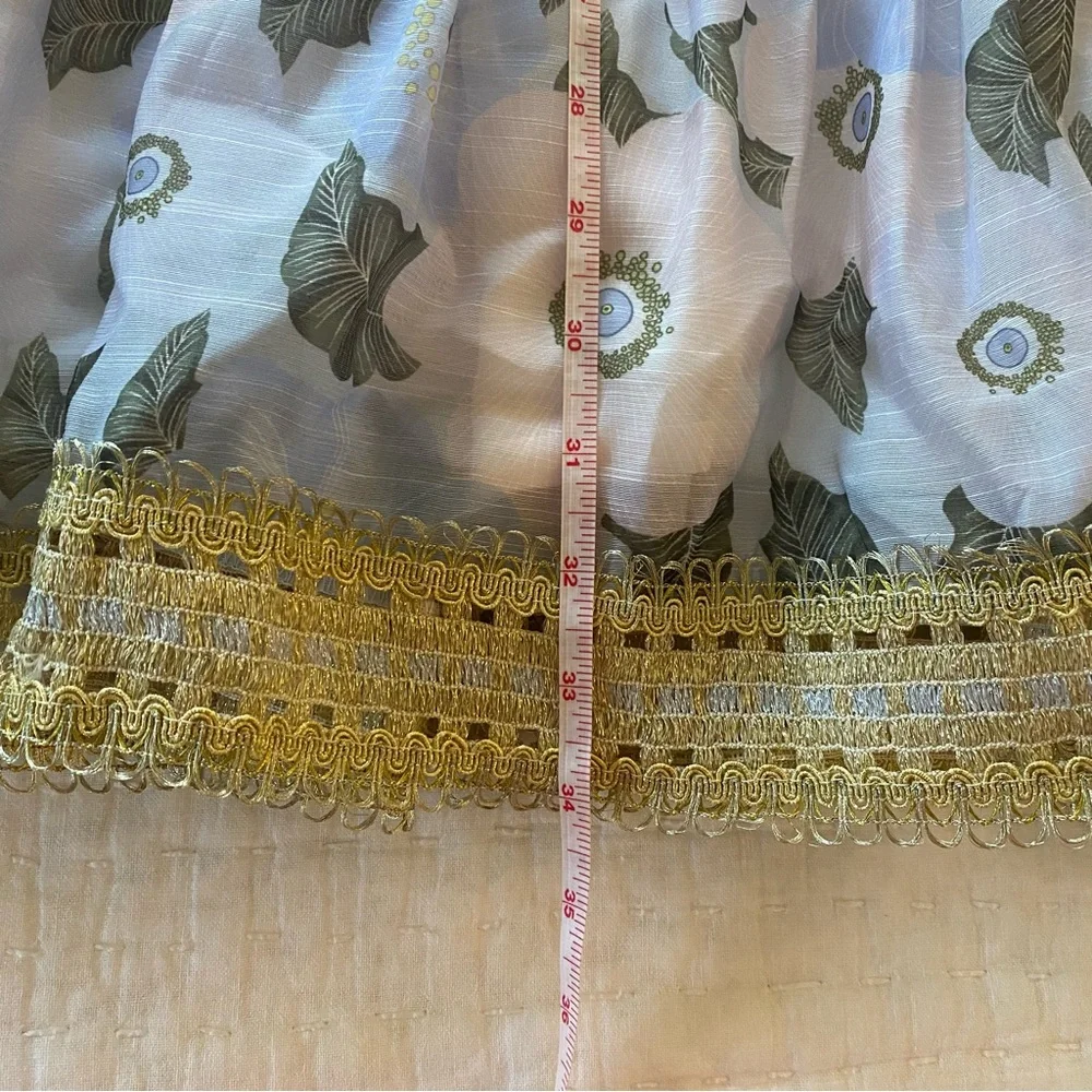 Blue High Neck Hibiscus Dress - Picture 6 of 6